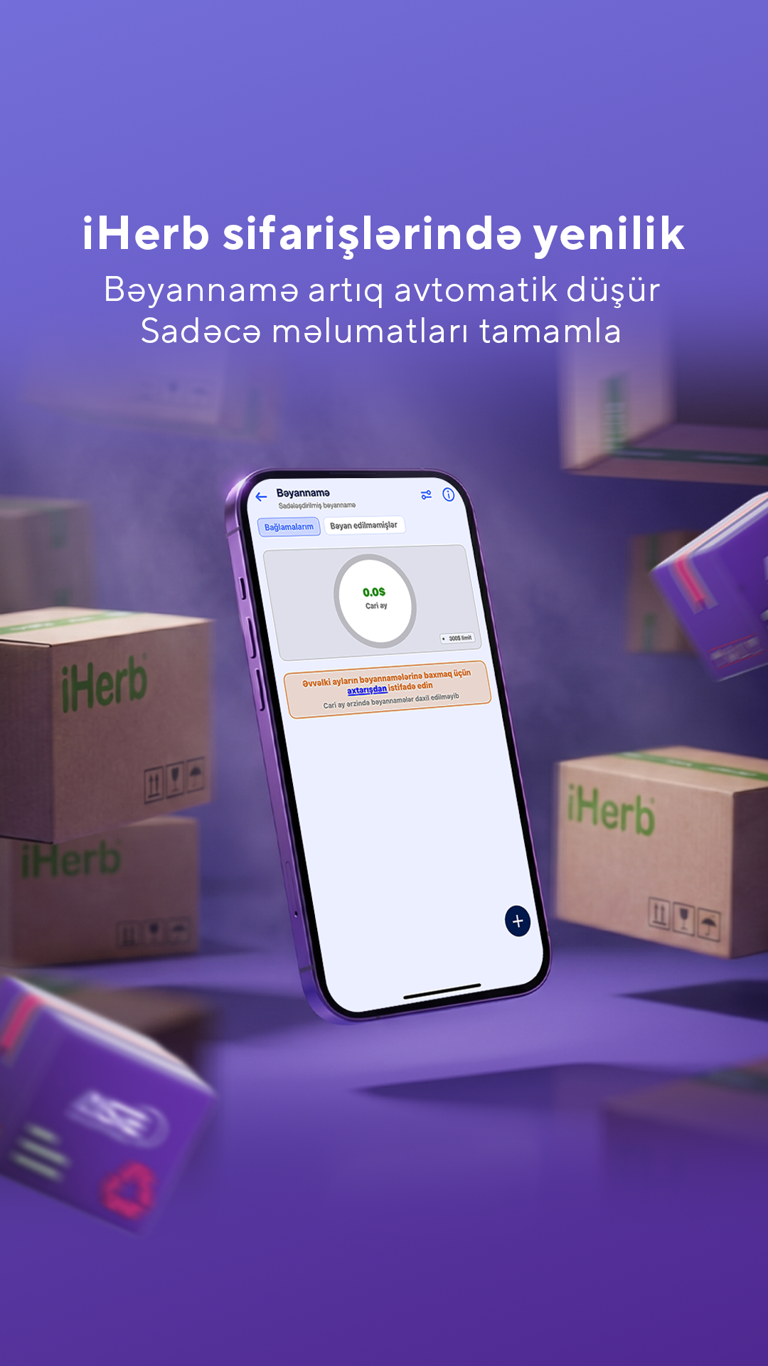 iHerb sifarişləri üçün yeni bəyannamə qaydası – ASE Express